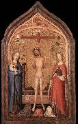 The Man of Sorrow with the Virgin and St Catherine, MASTER of Saint Veronica